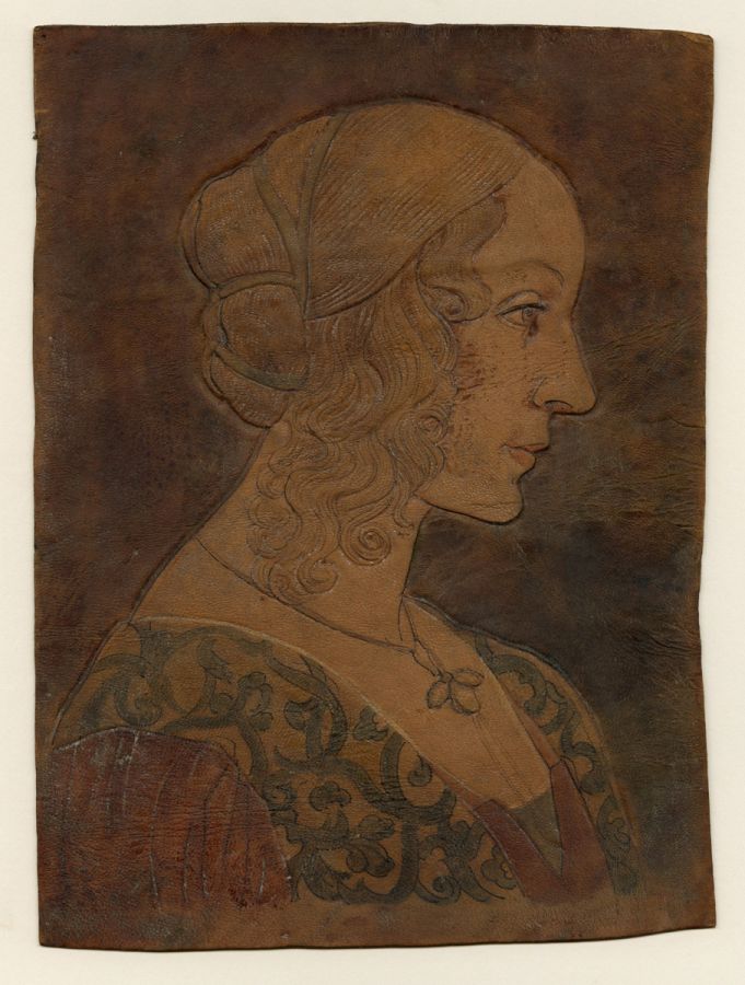 Arthur Henri Lefort des Ylouses - Profile in the Manner of Sandro Botticelli