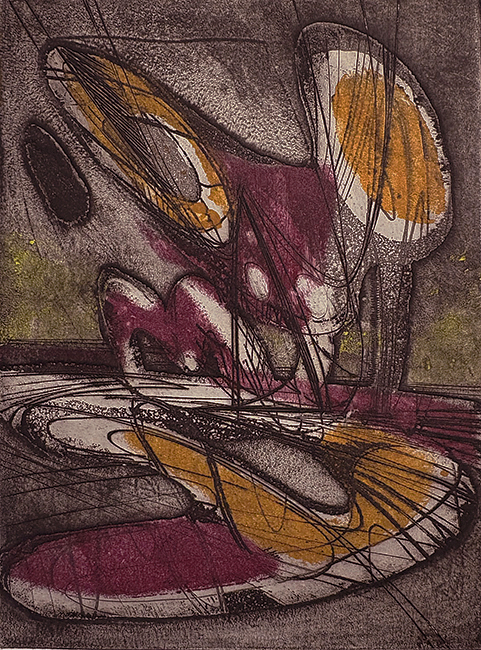 Stanley William Hayter - Night Moth Stanley William Hayter - Night Moth